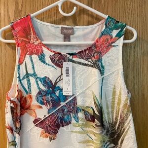 Chico Size 1 sleeveless dress NWT